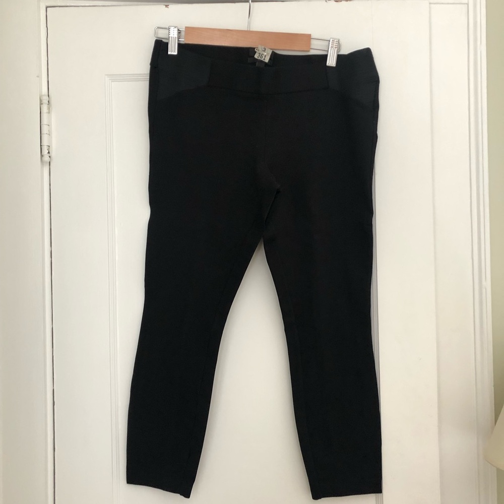 J. Crew black maternity pixie pant